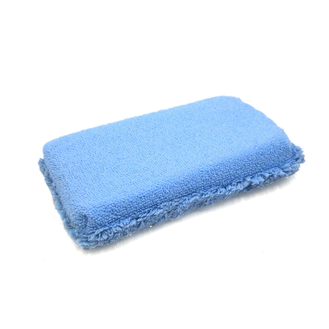 Versatile Unique Bargains Blue Rectangle Shaped Microfiber Home Car Washing Tool Cleaning Sponge Block