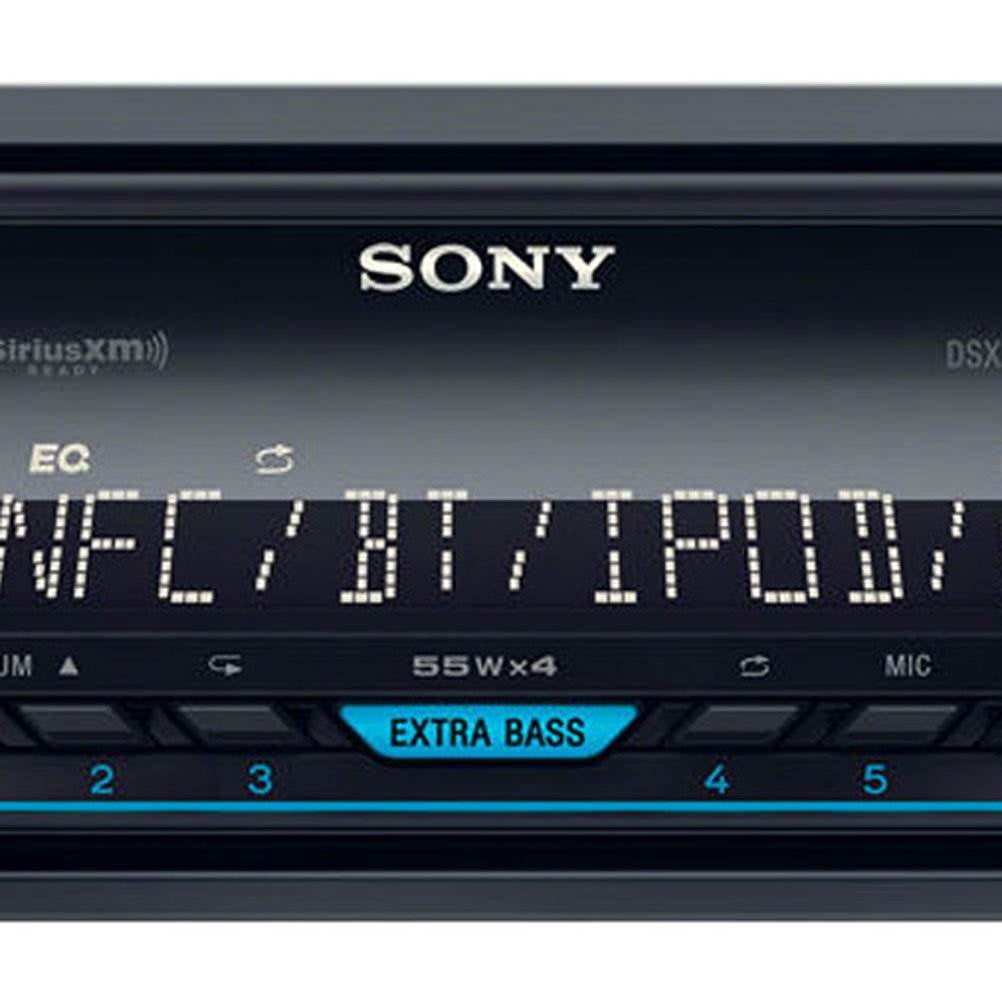 Versatile Sony  DSX-A415BT Single DIN Bluetooth In-Dash Digital Media Car Stereo Receiver with Front 3.5 & USB Auxiliary Inputs