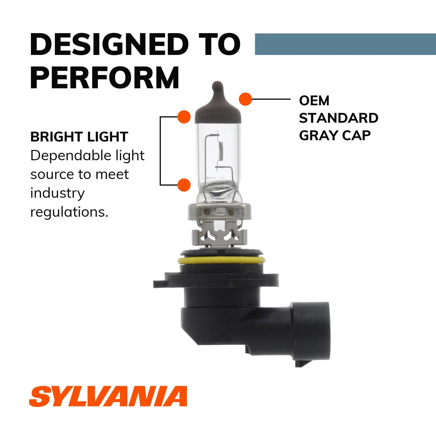 Versatile Sylvania 9006 Basic Auto Halogen Headlight, Pack of 1