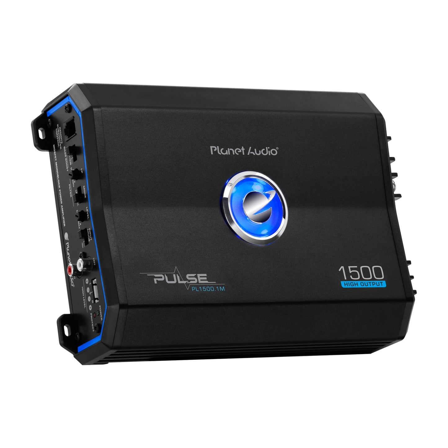 Classic Planet Audio PL1500.1M Pulse Series Car Audio Amplifier - 1500 High Output, Monoblock, 2/8 Ohm, High/Low Level Inputs, Low Pass Crossover, Hook up to Stereo and Subwoofer