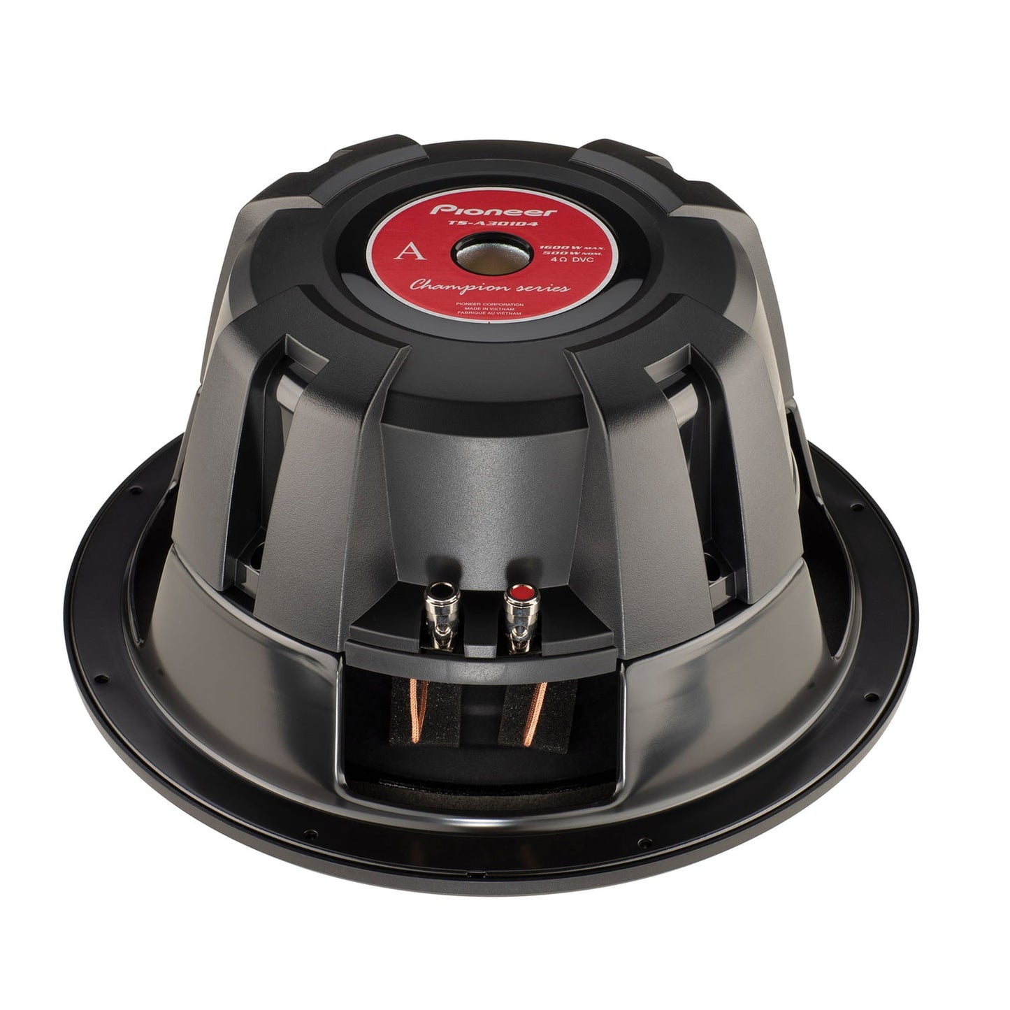 Versatile Pioneer Champion Series TS-A301D4 1600 Watts 12 inch Dual 4 Ohm Subwoofer