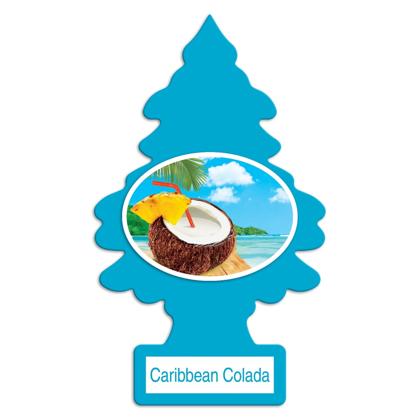 Classic Little Trees Air Freshener Caribbean Colada Fragrance 3-Pack