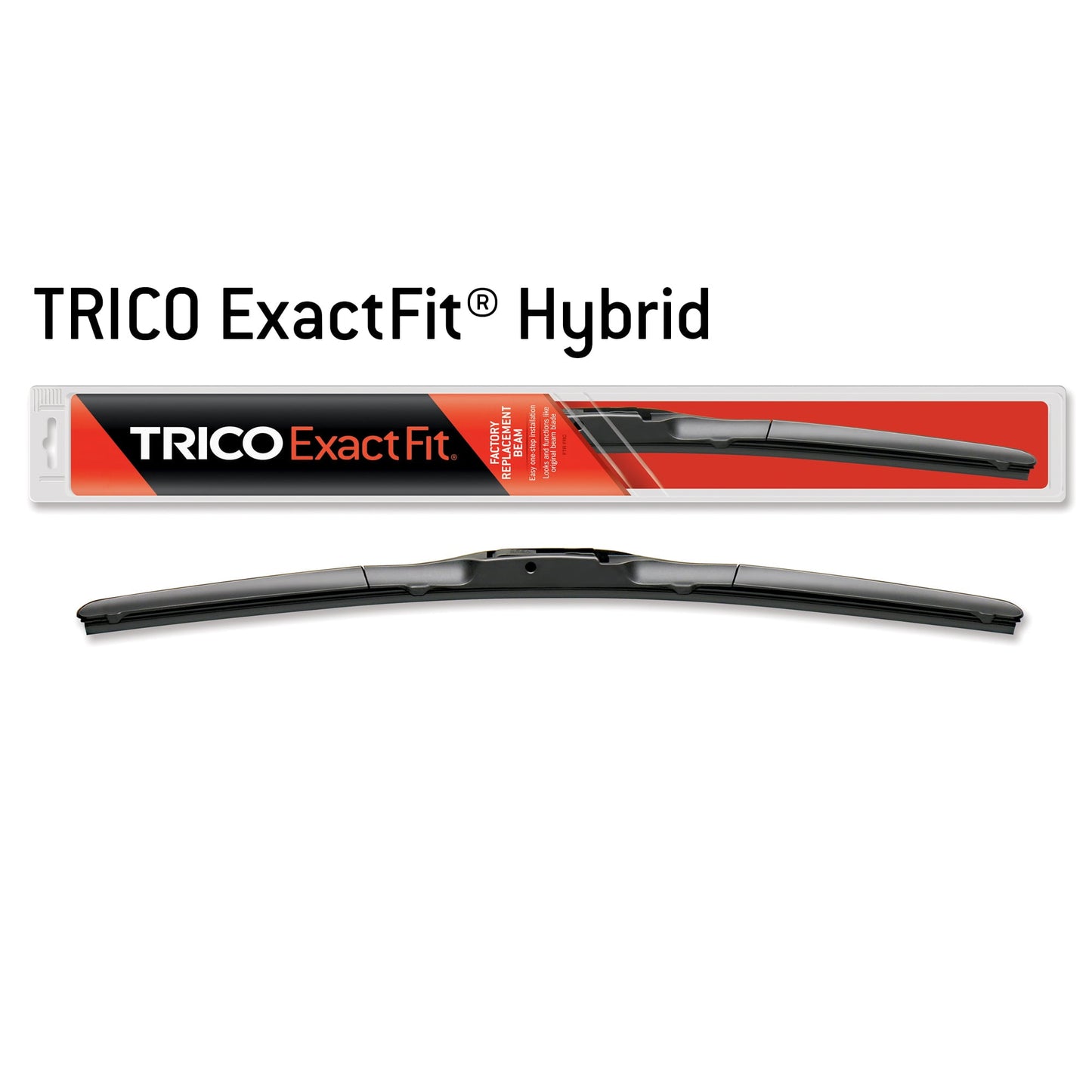 Versatile TRICO Exact Fit 18" Hybrid Windshield Wiper Blade (18-1HB) Fits select: 2012-2017 TOYOTA CAMRY, 2018-2023 CHEVROLET EQUINOX