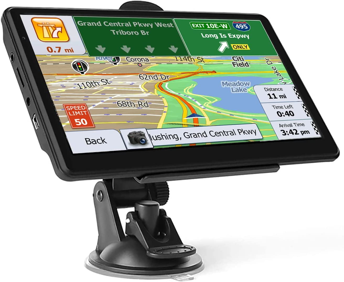 Versatile GPS Navigation for Car Truck GPS,7 Inch Touchscreen Car GPS Navigator 8GB 256M with Voice Guidance Spoken Turn Direction Reminding GPS for Car,Lifetime Free Map Update