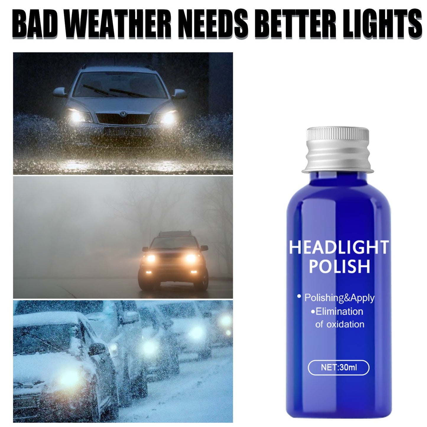 Classic Quick Headlight Clear Coat, Cleans and Prevents Lens Yellowing