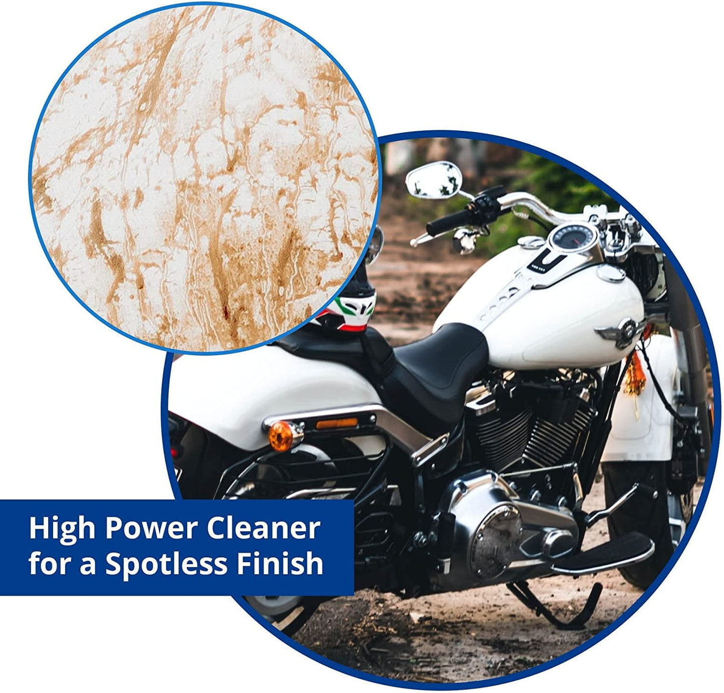 Classic Shinykings Wash&Shine 66 WATERLESS Motorcycle cleaner as Cleaning Kit 16.9 fl.oz with Premium cleaning cloth