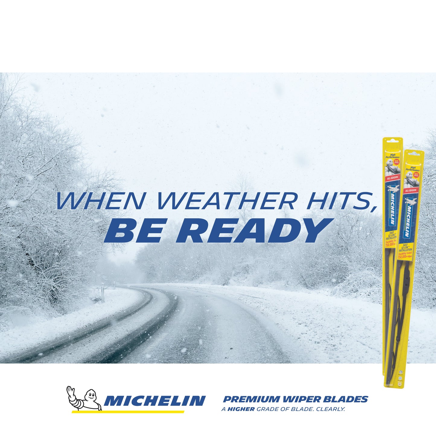 Classic Michelin High Performance All Season Wiper Blade - 21"