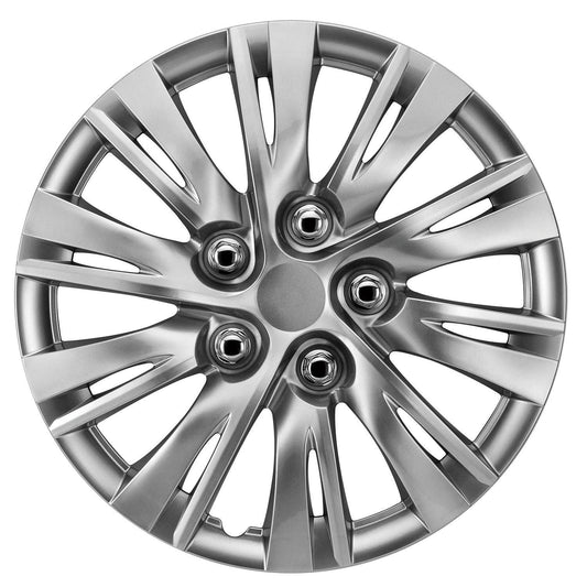 Classic Autocraft Car & SUV Wheel Cover - Hubcaps - Classic Silver High-impact ABS - Trend - Universal - 17", 4/pack, sold by pack