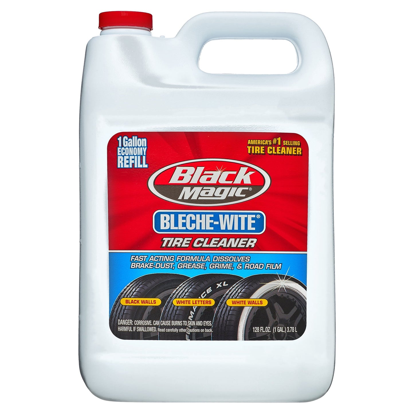 Classic Black Magic Bleche-Wite Tire Cleaner, 1 Gallon - 800002222