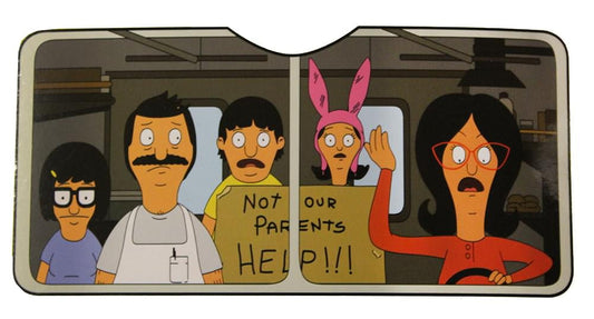 Versatile Bob's Burgers Car Sun Shade