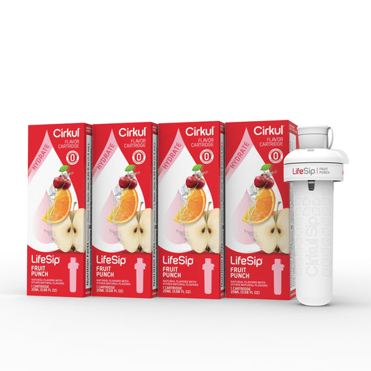 Versatile Cirkul LifeSip Fruit Punch Flavor Cartridge, Drink Mix, 4-Pack