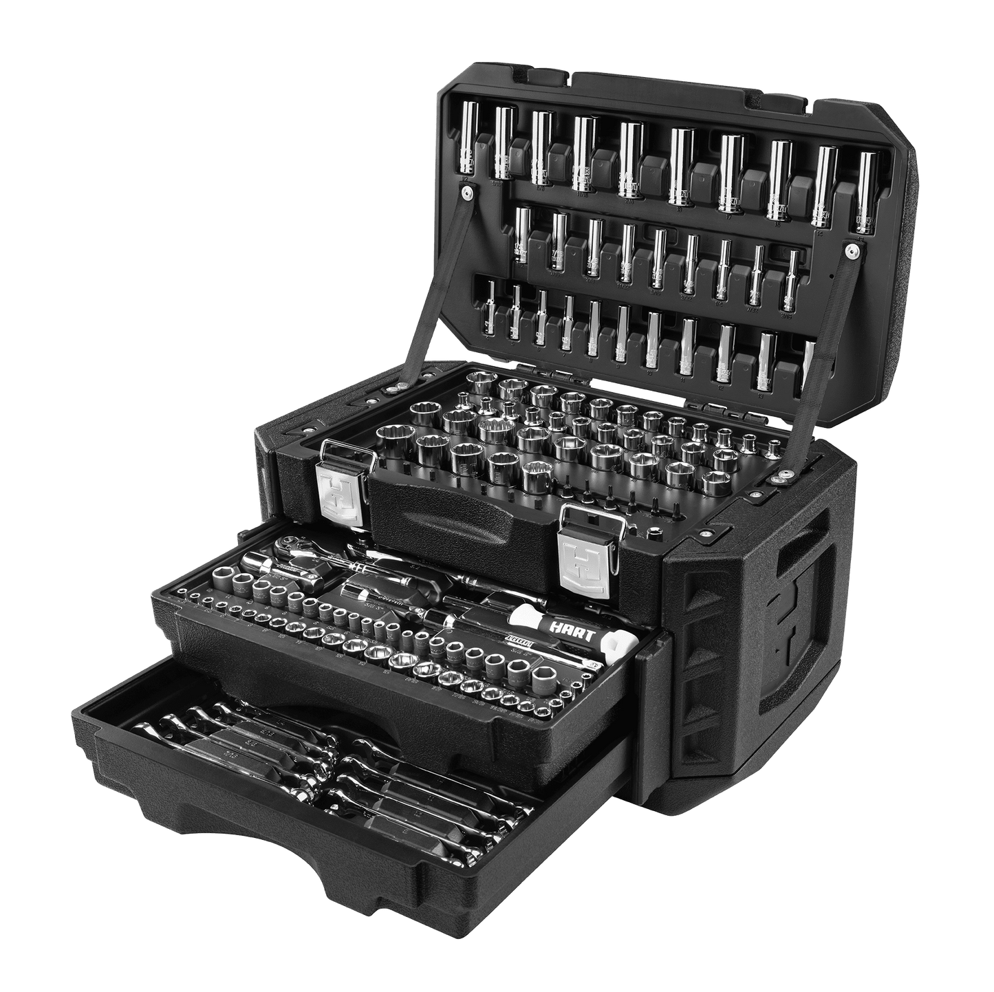 Classic HART Multiple Drive 270-Piece Mechanics Tool Set, Chrome Finish