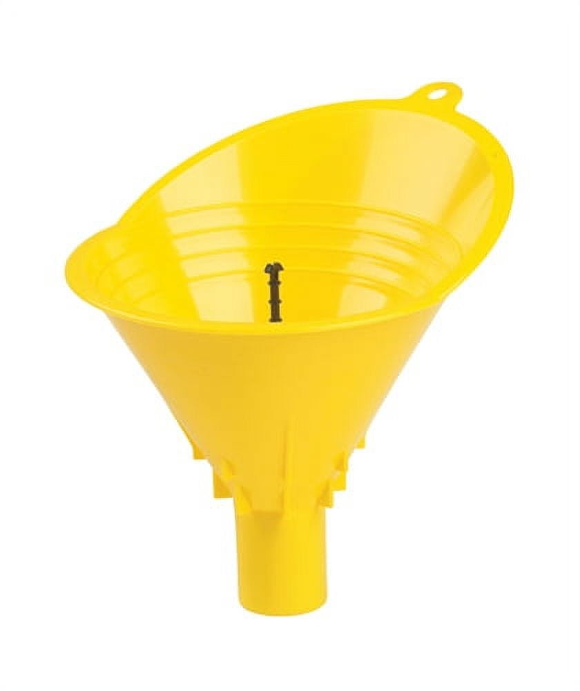 Classic Hopkins FloTool Gas Gauge Task Specific Plastic Funnel Yellow, 10711PDQ3