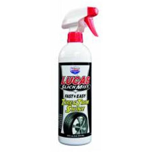 Classic Lucas Oil 10513 24 oz Slick Mist Tire & Trim Tire Shine Spray Bottle - Set of 6