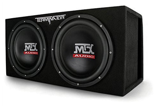 Versatile MTX TNE212DV 12-Inch 2000-Watt Max Car Audio Dual Loaded Subwoofer Box Enclosure