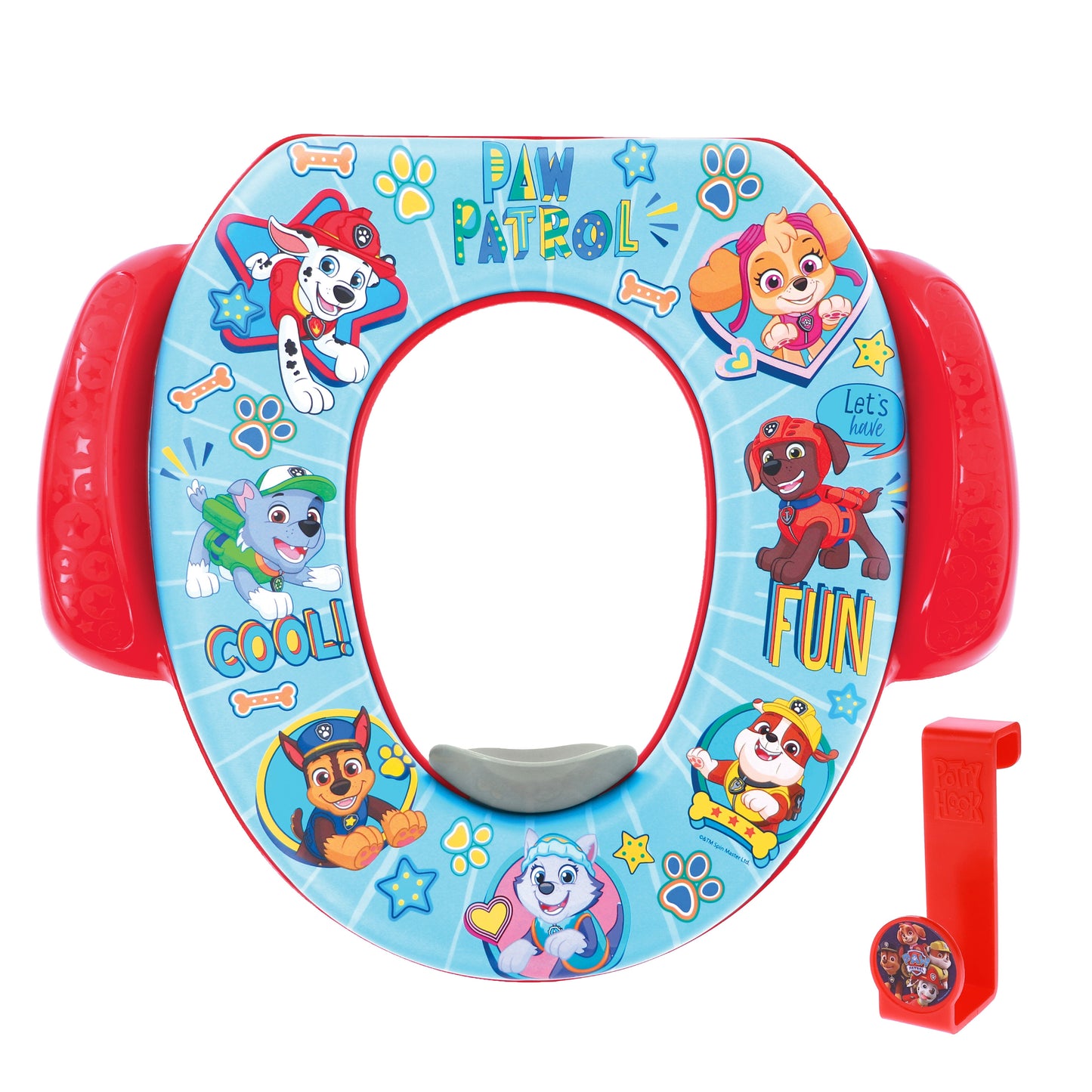 Classic Nickelodeon PAW Patrol "Let's Have Fun" Soft Potty Seat with Potty Hook