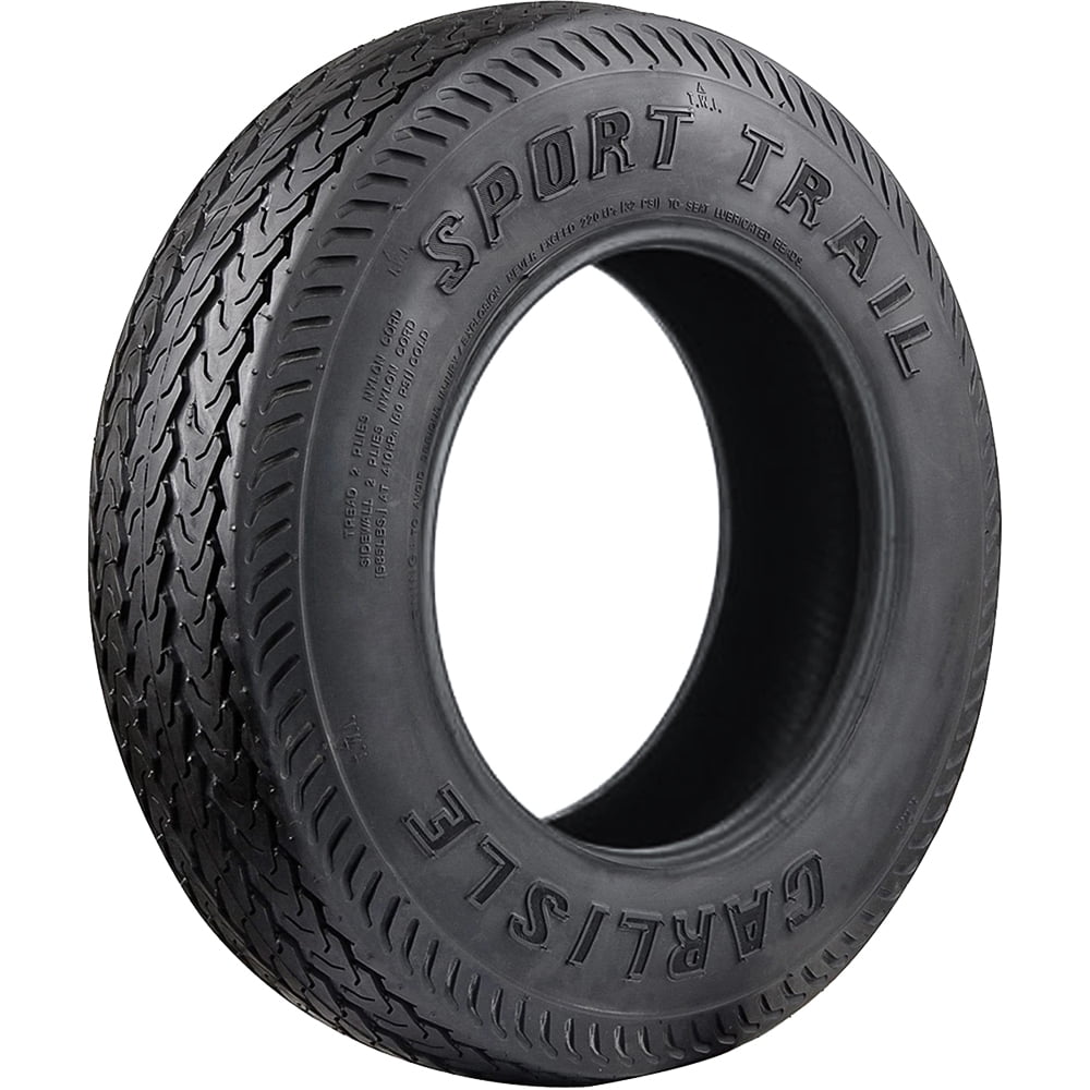 Classic Pair of 2 (TWO) Carlisle Sport Trail ST 4.80-8 Load C 6 Ply Trailer Tires