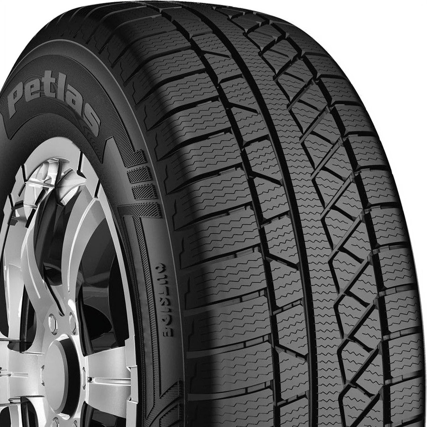 Versatile Petlas Explero Winter W671 225/60R17 103V XL (Studless) Snow Tire Fits: 2018-23 Subaru Crosstrek Convenience, 2019-21 Jeep Cherokee Latitude Plus