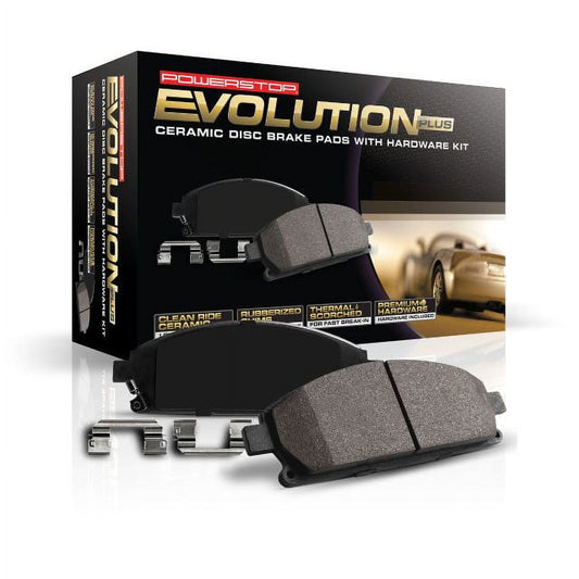 Classic Power Stop Rear Z17 Evolution Ceramic Brake Pads with Hardware 17-537