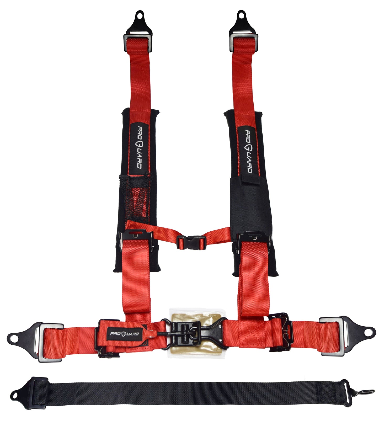 Classic ProGuard Red 5 Point Harness 2" Straps for Off Road Vehicle, ATV, UTV, Go Kart, Buggy, Side by Side, & Rock Bouncer