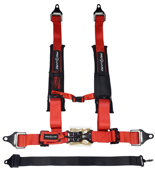 Classic ProGuard Red 5 Point Harness 2" Straps for Off Road Vehicle, ATV, UTV, Go Kart, Buggy, Side by Side, & Rock Bouncer