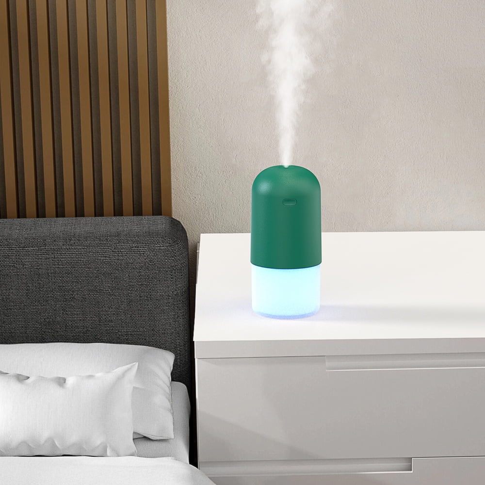 Classic RUXAN Portable Humidifier with USB Chargingï¼400ml Water Tank with Long Working Hours,Ultra Quiet 3-Spray Modes Cool Mist Humidifier Suitable for Office and Home