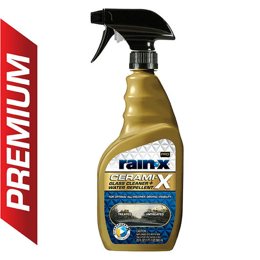 Versatile Rain-XÂ® Pro Cerami-X 2-in-1 Glass Cleaner and Water Repellent 23oz - 630177SRP