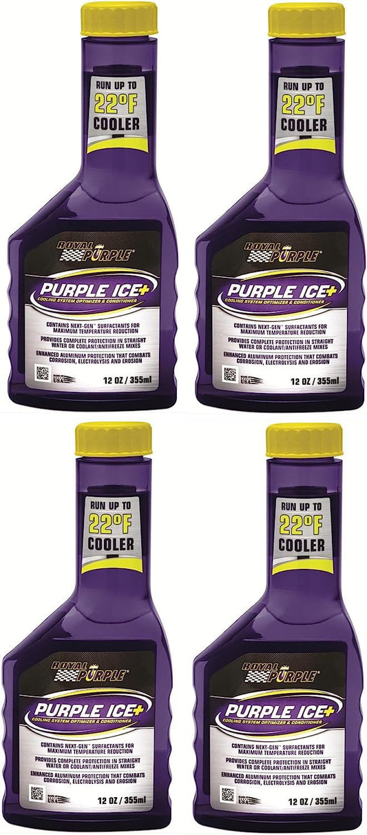 Classic Royal Purple 01600 Purple Ice Radiator Coolant Additive 12 oz. Bottle Pack of 4