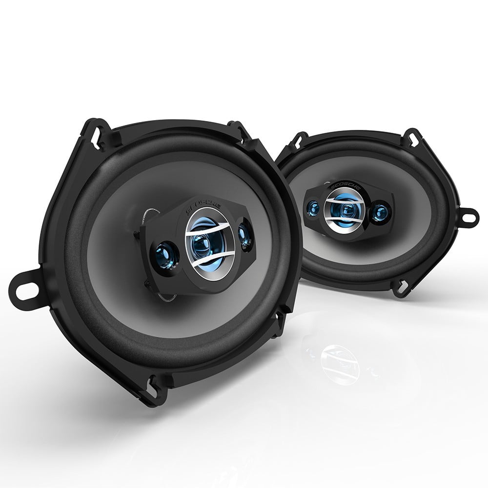 Classic Scosche HD57684SD 4-Way HD Car Speaker Set w/ 200 W Peak/50 W RMS per Speaker, Pair Black New