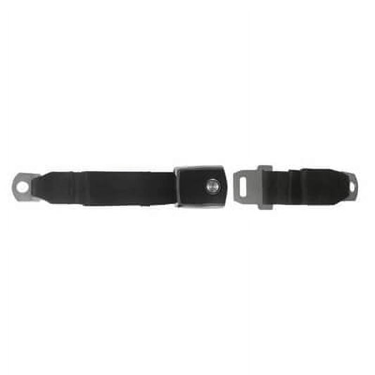 Classic Scott Drake SB-BK-68-C Concours Deluxe Black Seat Belt Fits select: 1968-1970 FORD MUSTANG