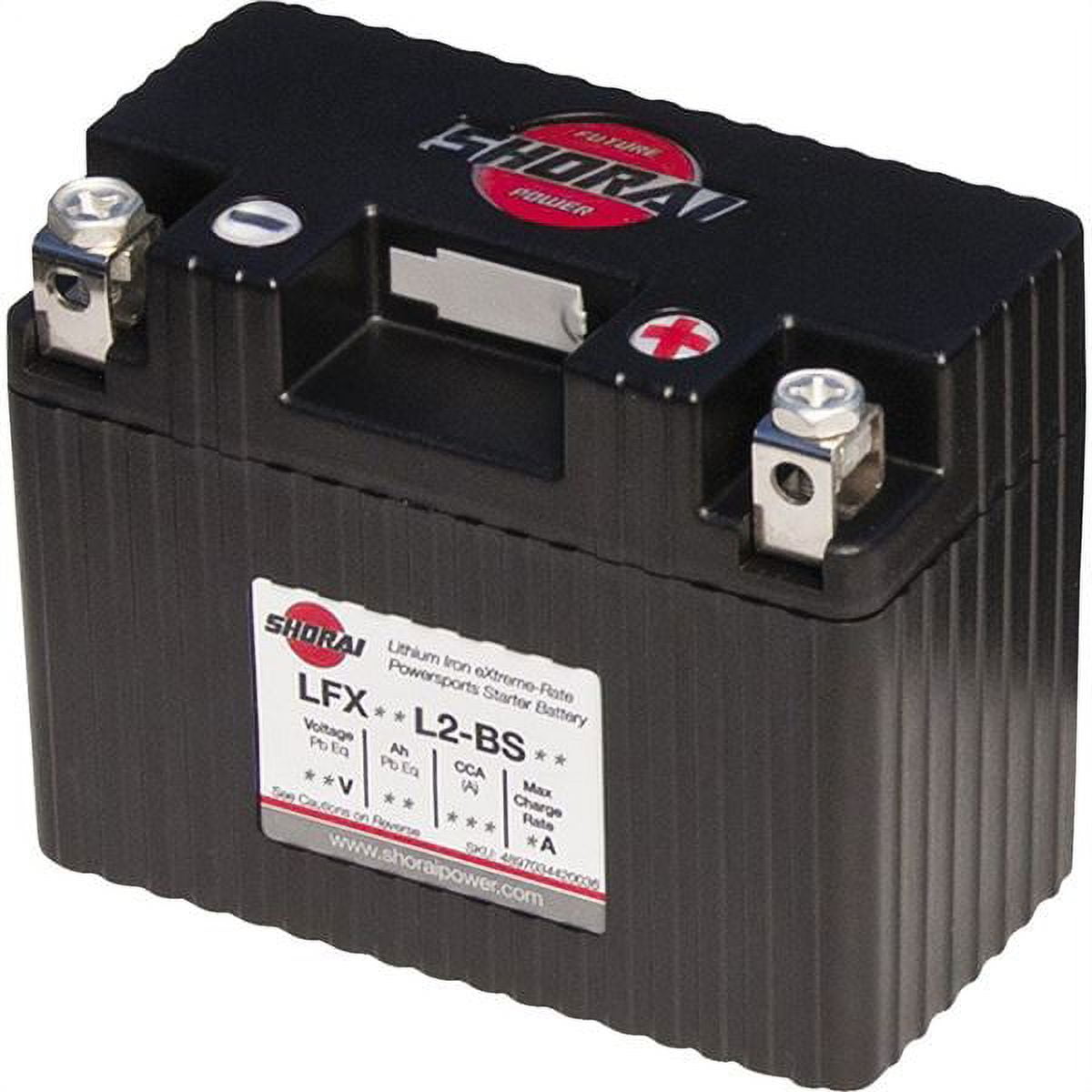 Classic Shorai LFX Standard Lithium Battery for Powersports LFX14L2-BS12 14AH 12V EQL"2"