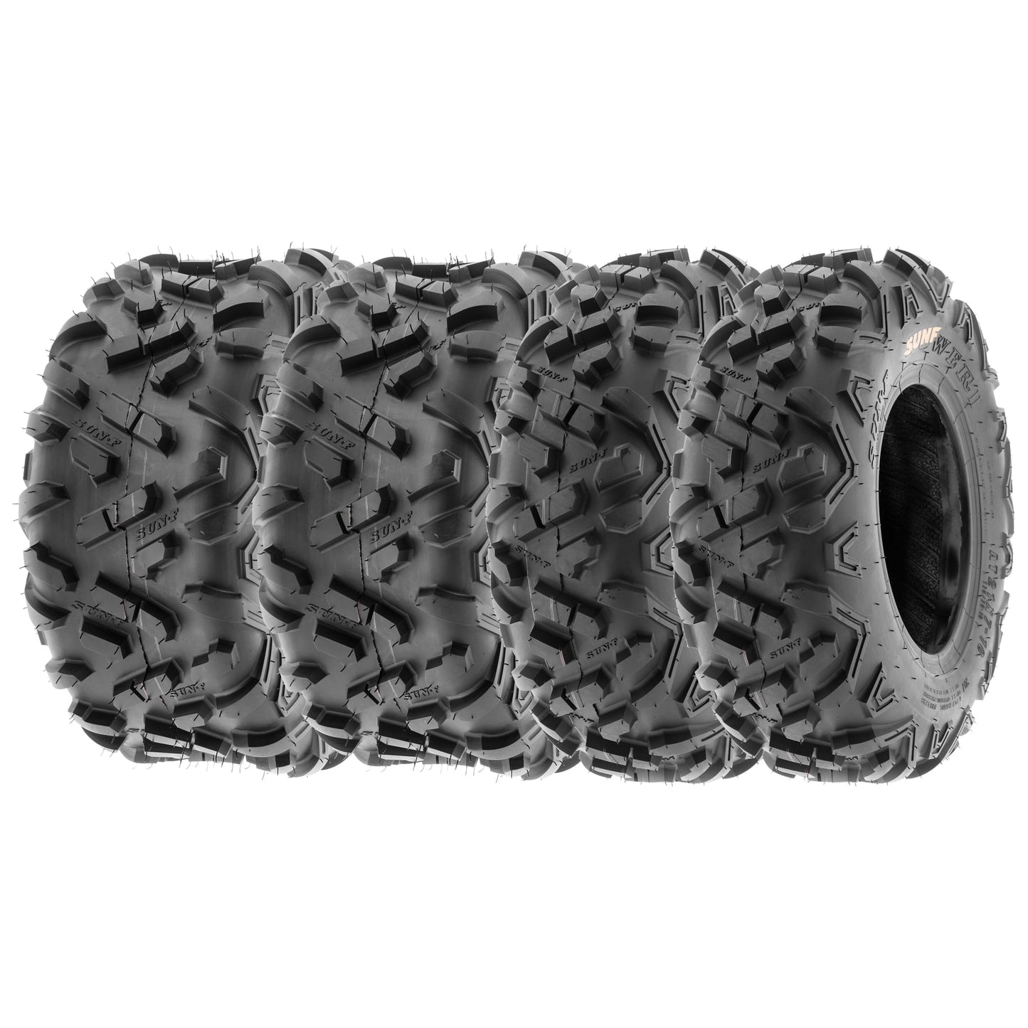 Classic SunF All Terrain ATV UTV Tires 22x7-10 & 20x10-9 6 PR A051 (Complete Full Set of 4)