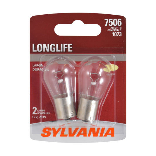 Versatile Sylvania 7506 Long Life Automotive Mini Bulb, Pack of 2.