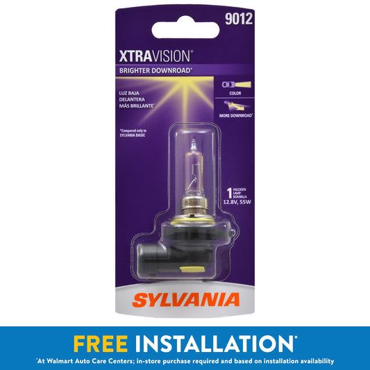 Classic Sylvania 9012 XtraVision Halogen Headlight Bulb, Pack of 1