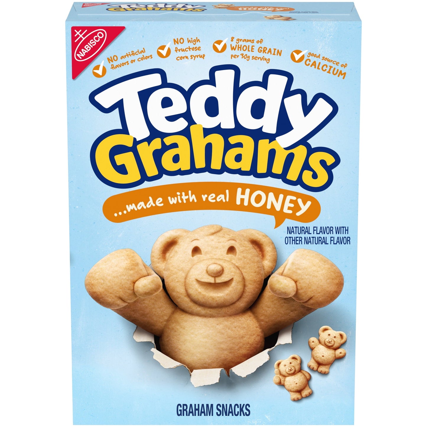 Versatile Teddy Grahams Honey Graham Snacks, 10 oz