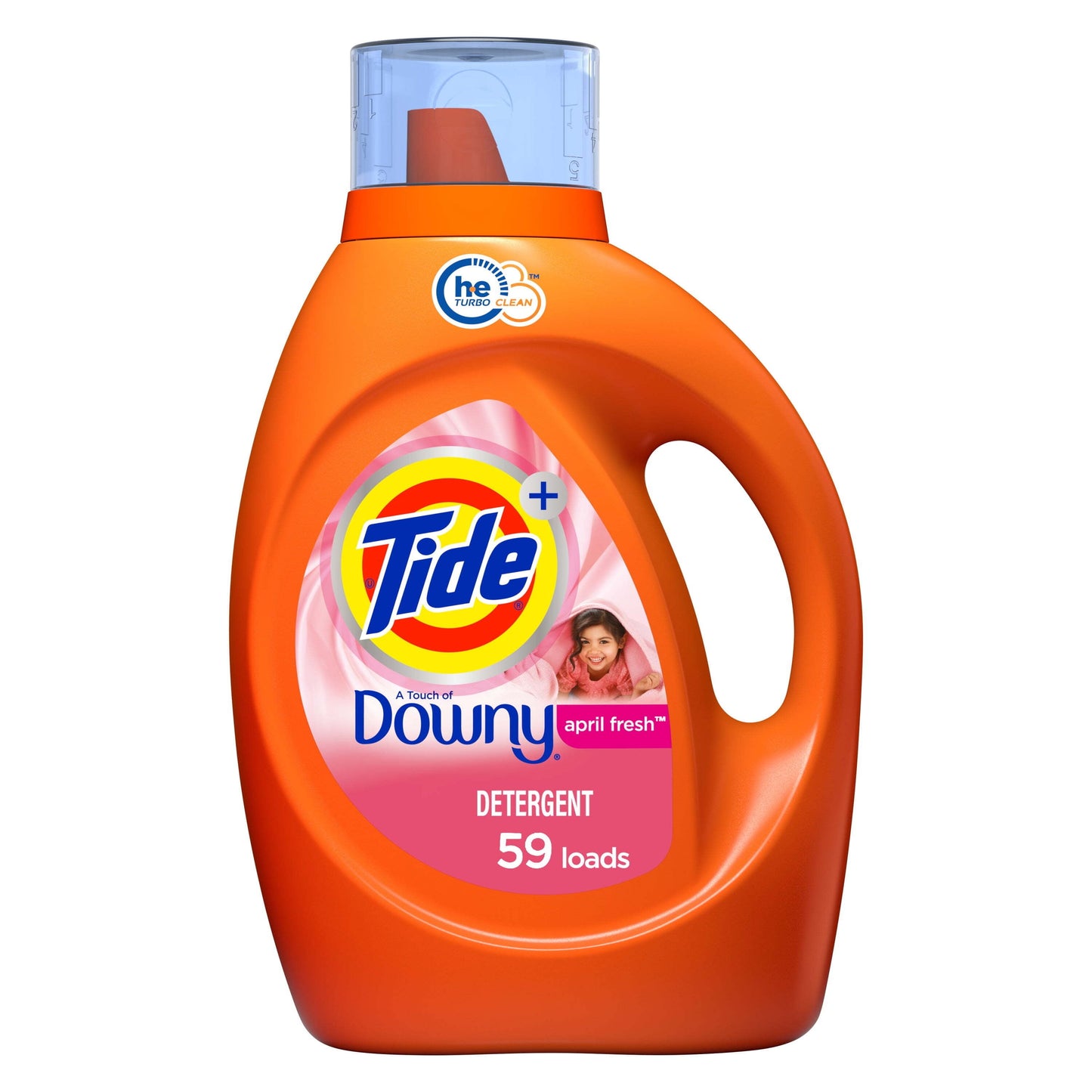 Classic Tide Plus Downy April Fresh He, 59 Loads Liquid Laundry Detergent, 92 fl oz