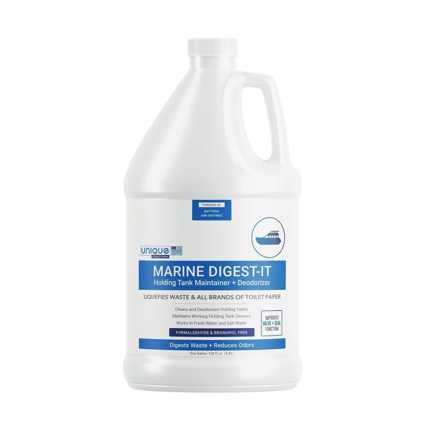 Classic Unique Marine Digest-It Boat Holding Tank Treatment - 128 oz. Liquid/64 Liquid Treatments