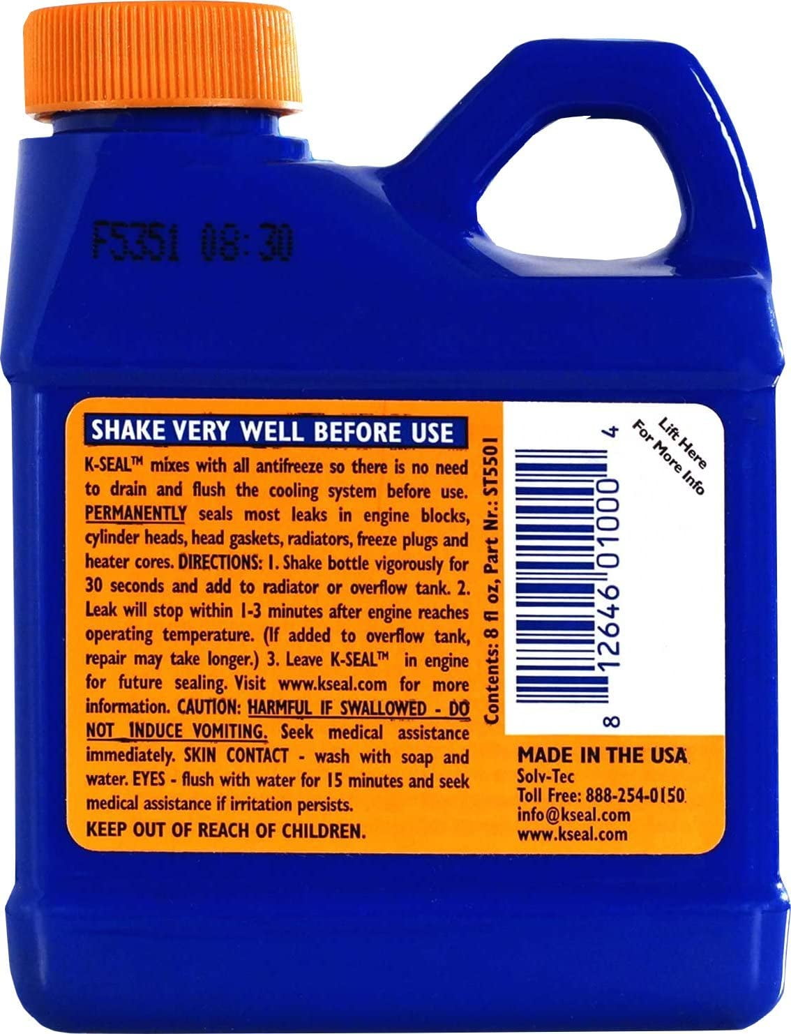 Classic K-Seal Coolant Leak Repair, Shake, Pour and Go