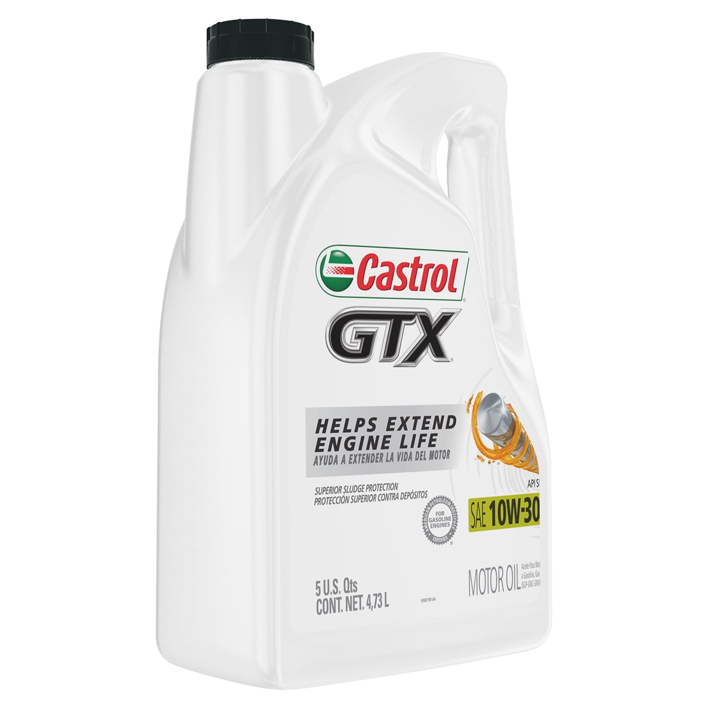 Versatile Castrol GTX 10W-30 Conventional Motor Oil, 5 Quarts