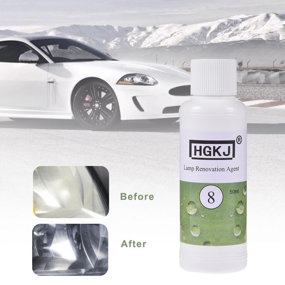 Versatile Tohuu Car Headlight Repair Fluid Scratch Remove Car Headlight Renewal Polish Fluid Effectively Polish Cleaner for Polishing Restoring Headlamp proficient