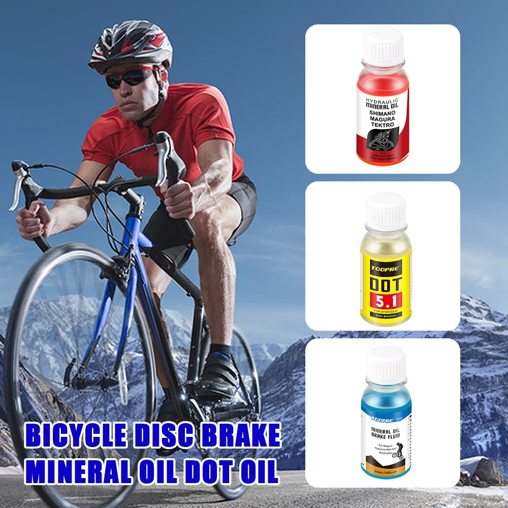 Classic Bicycle Disc Brake Mineral Oil 60Ml Redbicycle Brake Oil Anti-Dry Smooth Mountain Bike Hydraulic Oil Cycling Equipment