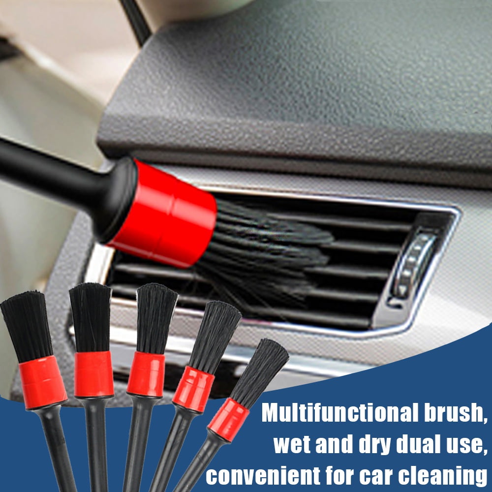 Versatile HOTBEST 13pcs Detailing Brush Set, Brush Car Detailing Kit, Car Brush Detailing Brush Set Dirt Dust Clean Brushes For Car Interior Exterior Leather Air ents Cleaning