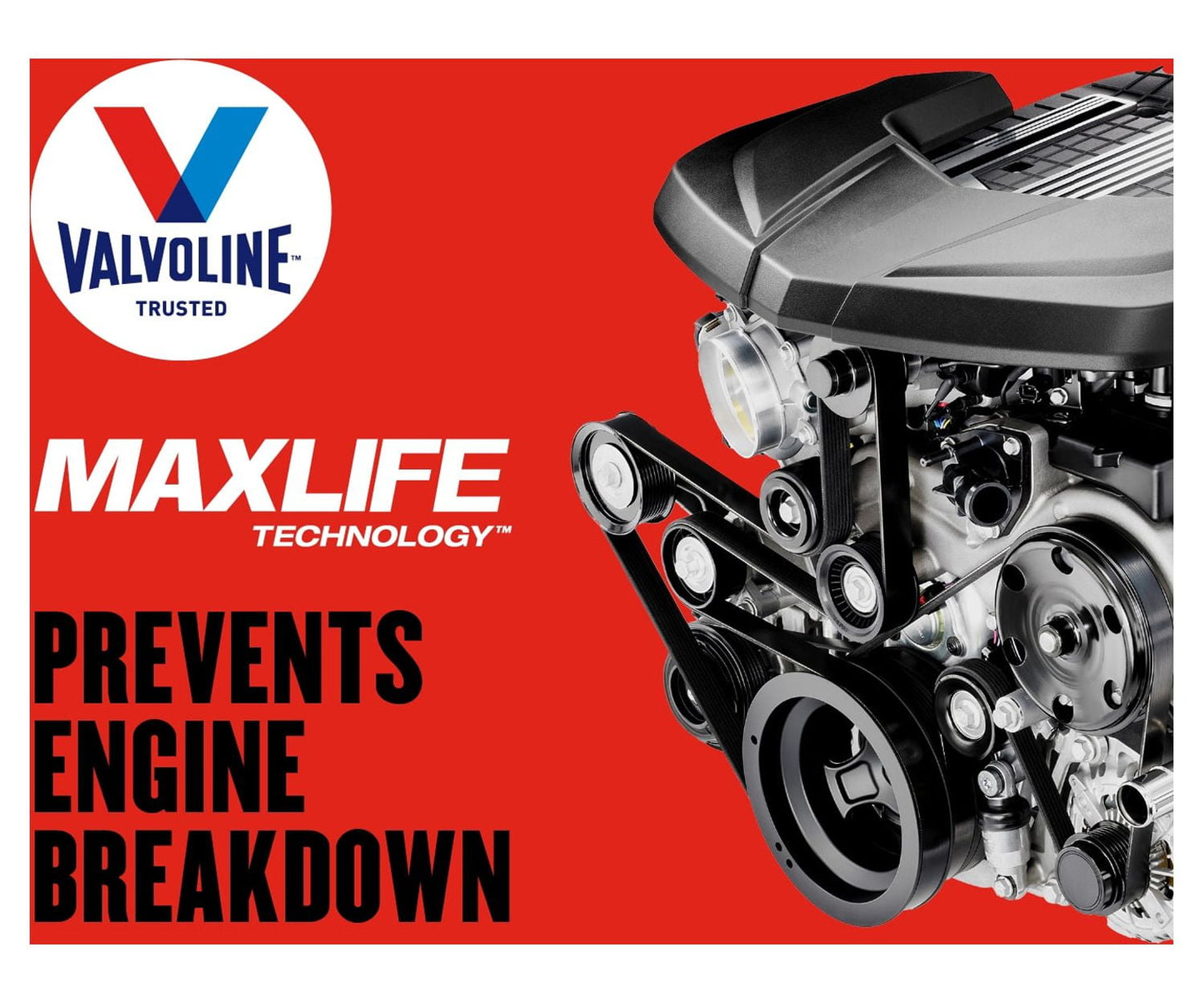 Versatile Valvoline High Mileage MaxLife 5W-20 Synthetic Blend Motor Oil 5 QT