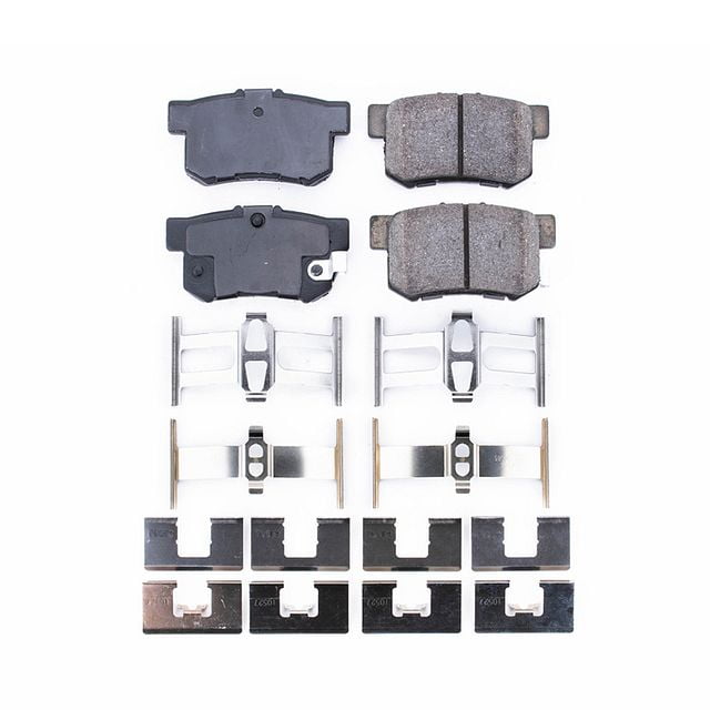 Classic Power Stop Rear Z17 Evolution Ceramic Brake Pads with Hardware 17-537