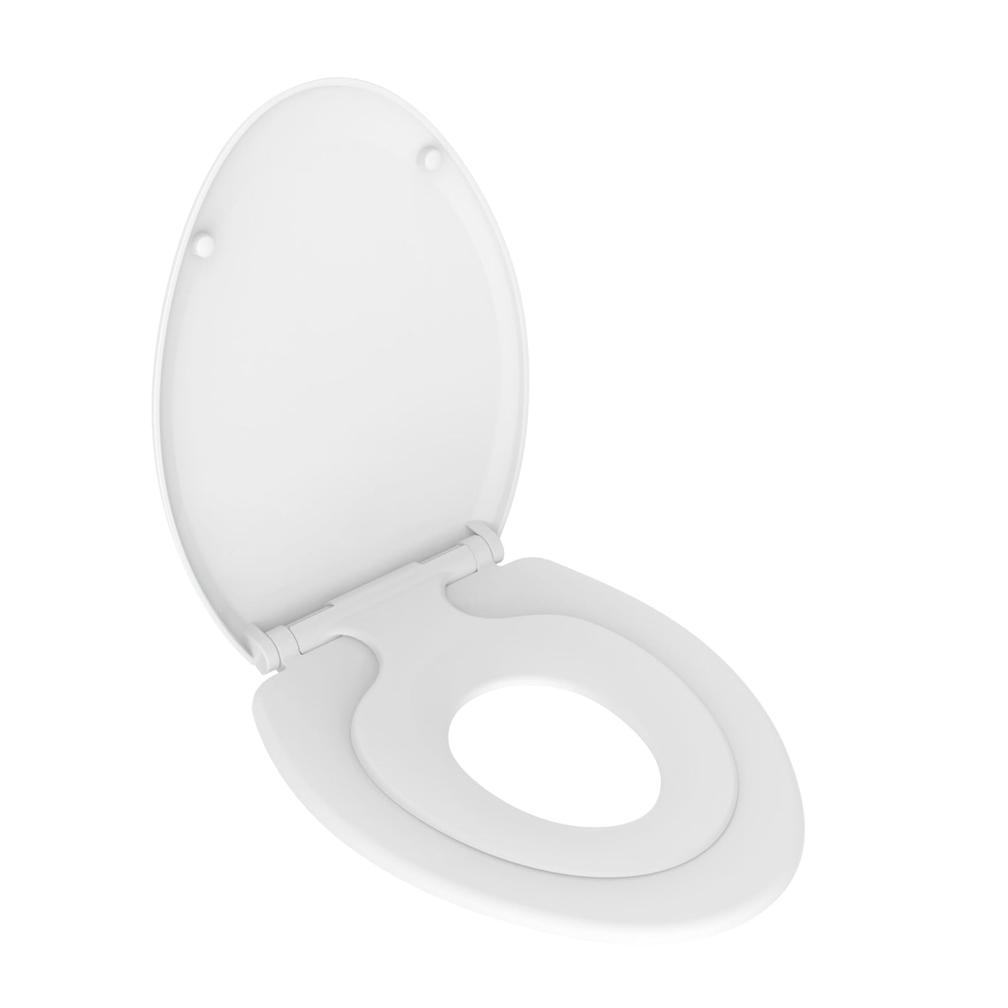 Versatile Mainstays Pp Elongated Toilet Seat W/t Child Seat