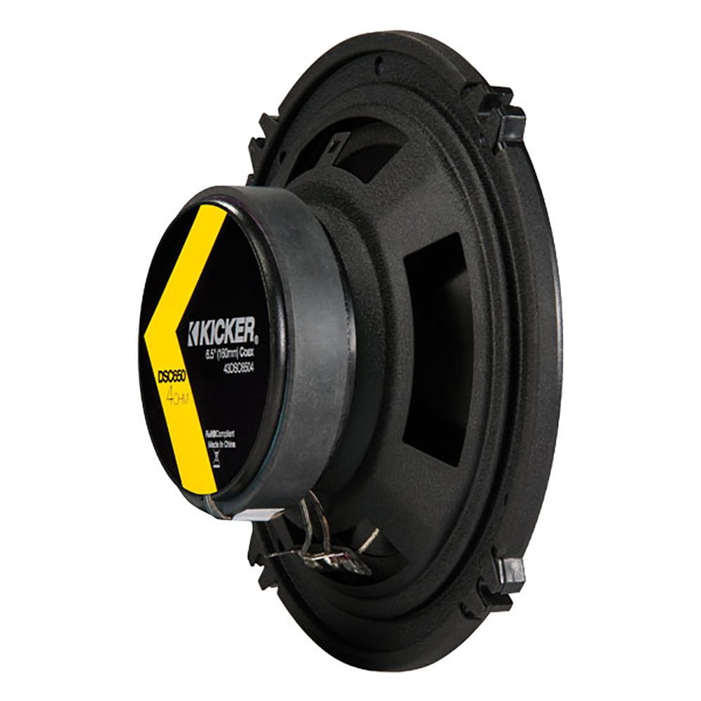 Classic 43DSC6504 KICKER 6.5-Inch (160-165mm) Coaxial Speakers, 4-Ohm