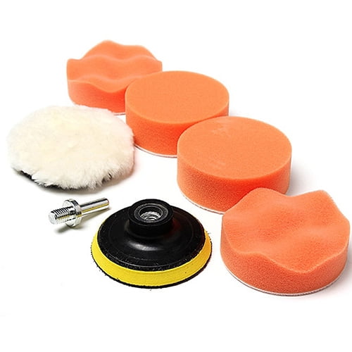 Classic AOKID Polishing Kit,7 Pcs Polishing Waxing Buffer Pad Sponge Set Kit For Vehicle Car Polish Tool