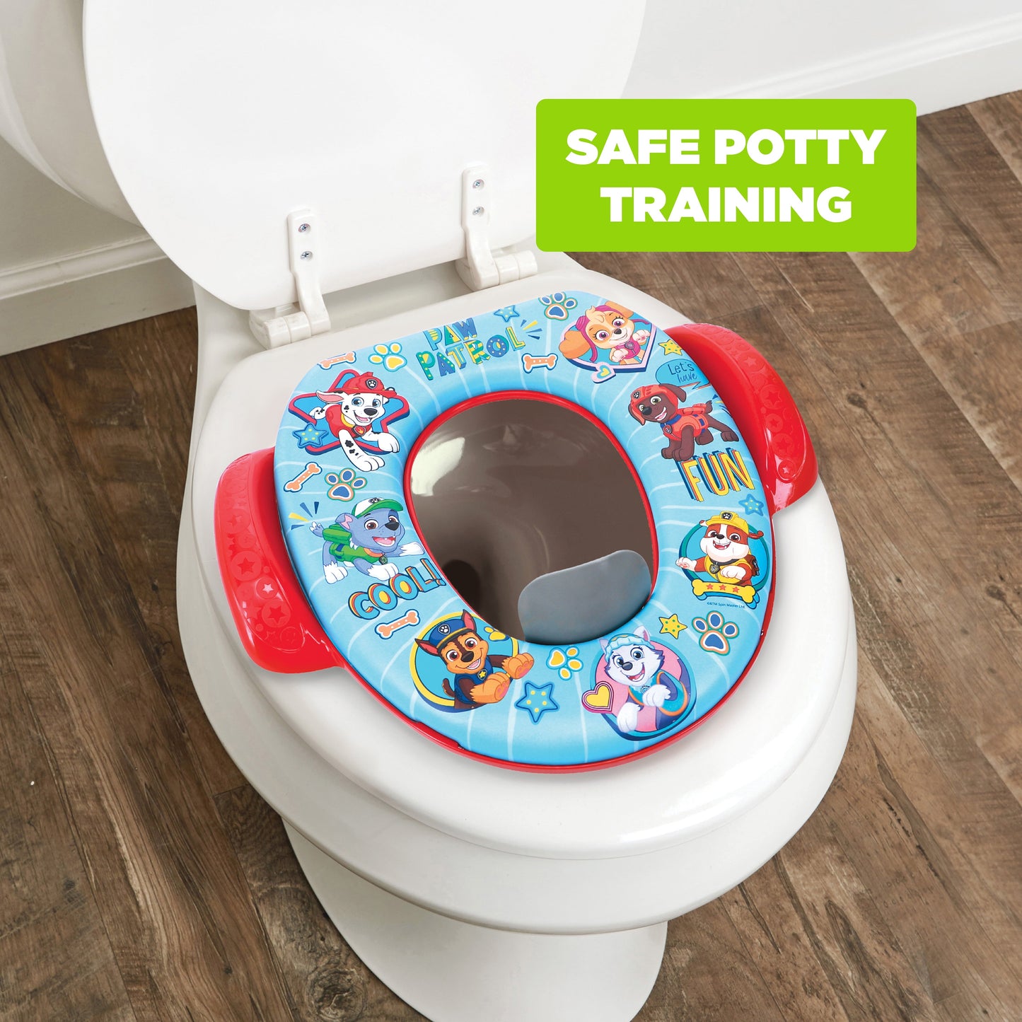 Classic Nickelodeon PAW Patrol "Let's Have Fun" Soft Potty Seat with Potty Hook