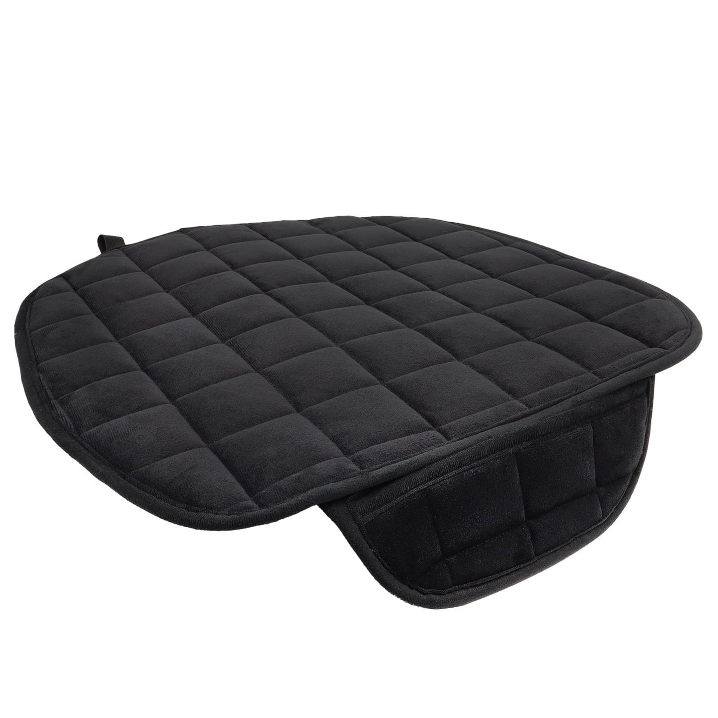 Versatile XUKEY 2pcs Universal Front Car Seat Cushion Cover Pad Chair Breathable Protector Soft Black