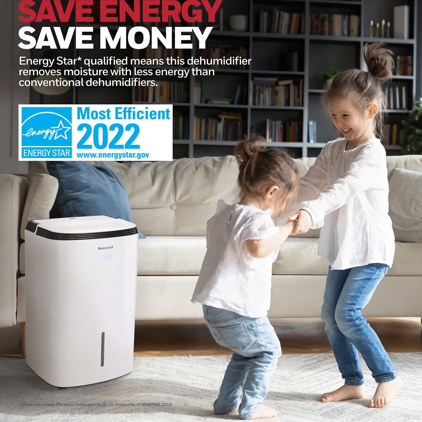 Classic Honeywell 70 Pint Energy Star Dehumidifier with Pump, TP70AWKNR